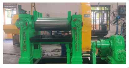 Two-Roll Rubber Mixing Mill
